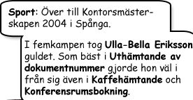 Tråkigt på tv: Kontorsmästerskapen 2004 i Spånga
